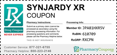 Synjardy xr coupon - Synjardy; Synjardy XR. Brand Names: Canada. Synjardy. Warning. Rarely, metformin may cause too much lactic acid in the blood (lactic acidosis). The risk is higher in people who have kidney problems, liver problems, heart failure, use alcohol, or take other drugs like topiramate. The risk is also higher in people who are 65 or older and in ...